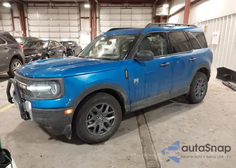 2025 Ford Bronco Sport Big Bend z USA, uszkodzony, nr VIN 3FMCR9BN0SRF34582